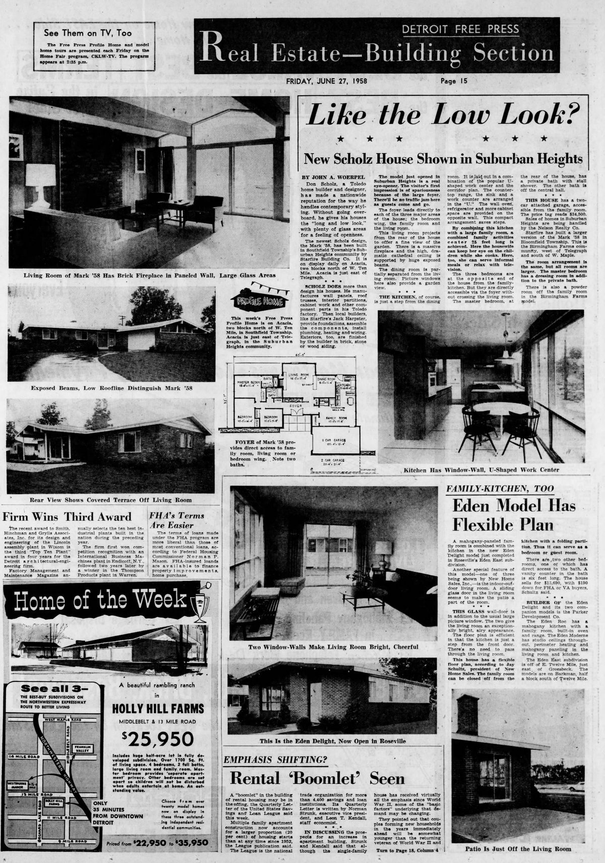 Ten-Tel Cleaners - June 1958 Article For Suburban Heights (newer photo)